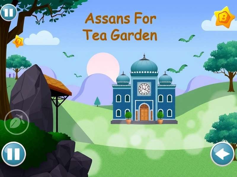 Assam Tea Garden Trip Game Screenshot